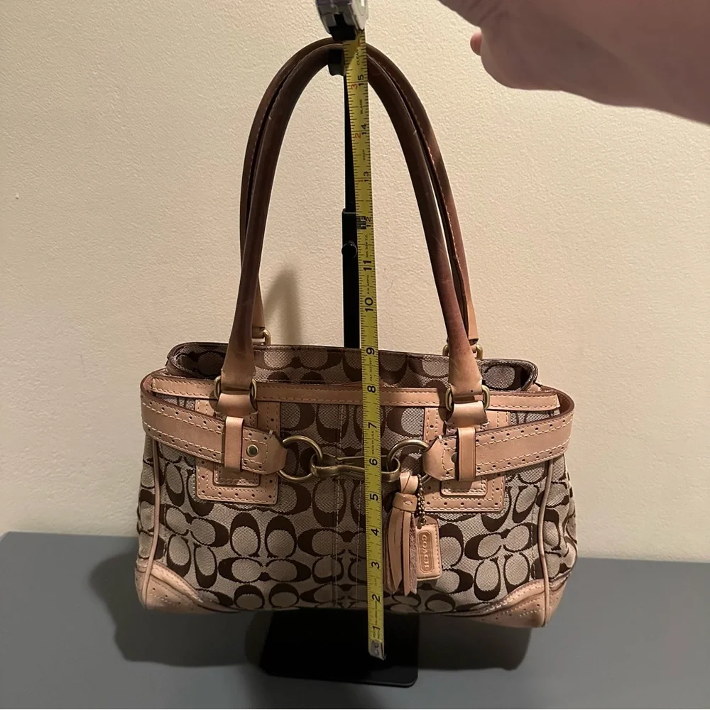 Coach Hampton Signature C Satchel. Y2K. 2006.  Style number 10507. - Picture 8 of 10